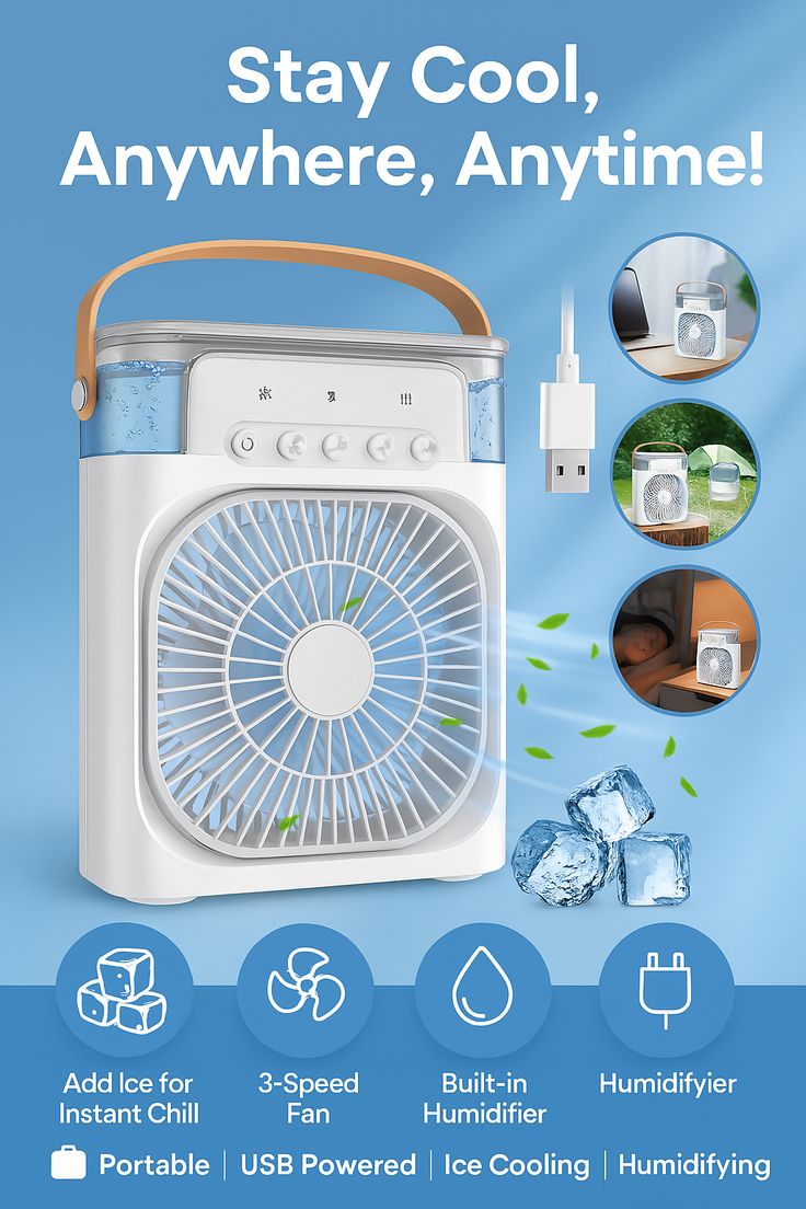 Ventilador - aire acondicionado portátil